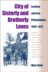 front cover of City Of Sisterly And Brotherly Loves