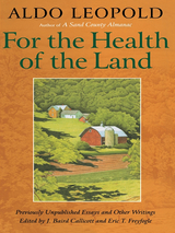 front cover of For the Health of the Land