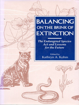 front cover of Balancing on the Brink of Extinction
