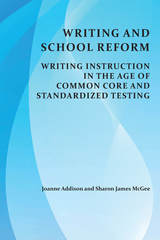 front cover of Writing and School Reform