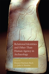 front cover of Relational Identities and Other-than-Human Agency in Archaeology