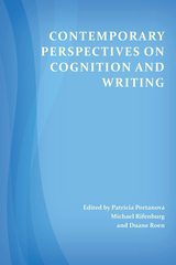 front cover of Contemporary Perspectives on Cognition and Writing