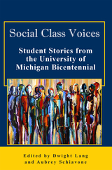 front cover of Social Class Voices