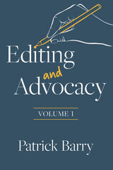 front cover of Editing and Advocacy