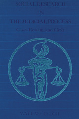 front cover of Social Research in the Judicial Process