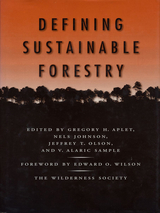 front cover of Defining Sustainable Forestry