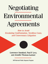 front cover of Negotiating Environmental Agreements