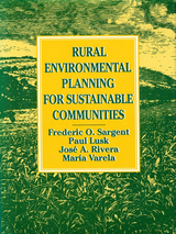 front cover of Rural Environmental Planning for Sustainable Communities