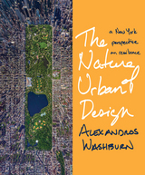 front cover of The Nature of Urban Design