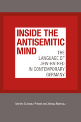 front cover of Inside the Antisemitic Mind