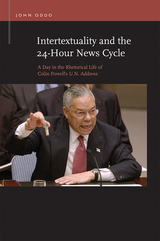 front cover of Intertextuality and the 24-Hour News Cycle