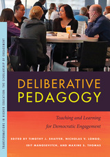 front cover of Deliberative Pedagogy