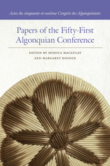 front cover of Papers of the Fifty-First Algonquian Conference