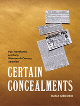front cover of Certain Concealments