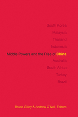 front cover of Middle Powers and the Rise of China