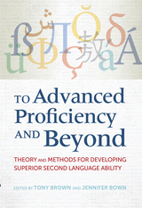 front cover of To Advanced Proficiency and Beyond
