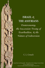 front cover of Israel and the Assyrians