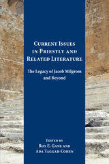 front cover of Current Issues in Priestly and Related Literature