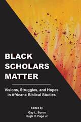 front cover of Black Scholars Matter