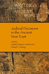 front cover of Judicial Decisions in the Ancient Near East