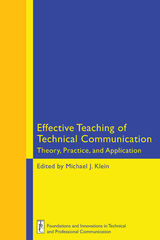front cover of Effective Teaching of Technical Communication
