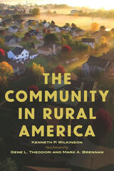 front cover of The Community in Rural America