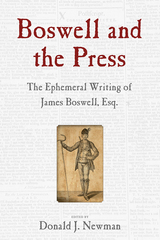 front cover of Boswell and the Press