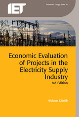 front cover of Economic Evaluation of Projects in the Electricity Supply Industry