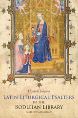 front cover of Latin Liturgical Psalters in the Bodleian Library