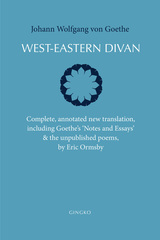 front cover of West-Eastern Divan