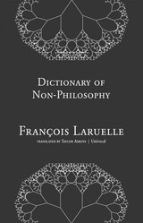 front cover of Dictionary of Non-Philosophy