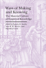 front cover of Ways of Making and Knowing