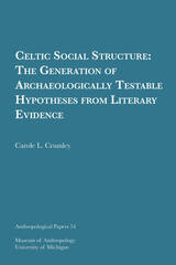 front cover of Celtic Social Structure
