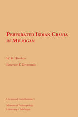 front cover of Perforated Indian Crania in Michigan
