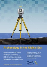 front cover of Archaeology in the Digital Era