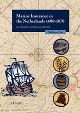 front cover of Marine Insurance in the Netherlands 1600-1870