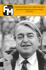 front cover of Conversations with Christian Metz