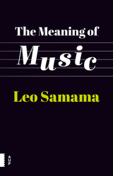 front cover of The Meaning of Music