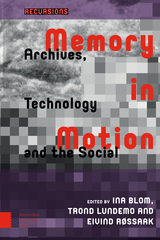 front cover of Memory in Motion