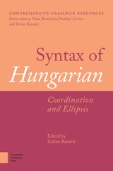 front cover of Syntax of Hungarian