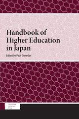 front cover of Handbook of Higher Education in Japan